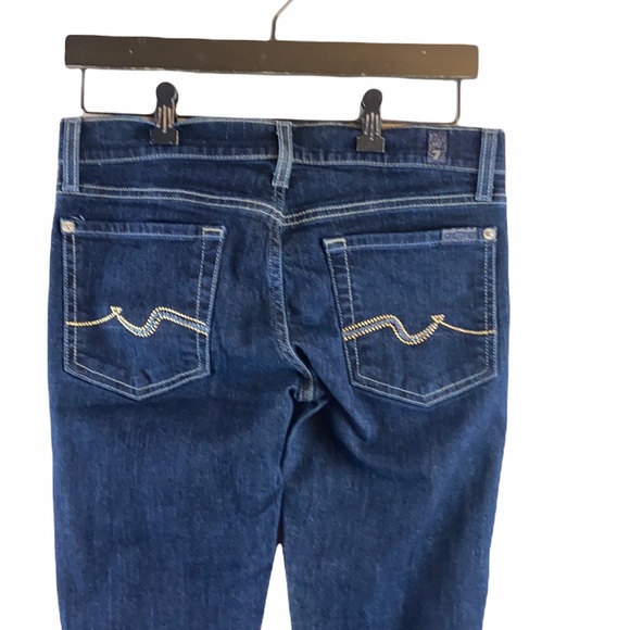 7 For All Mankind Roxanne Rhinestone Jeans 28 - Picture 6 of 12
